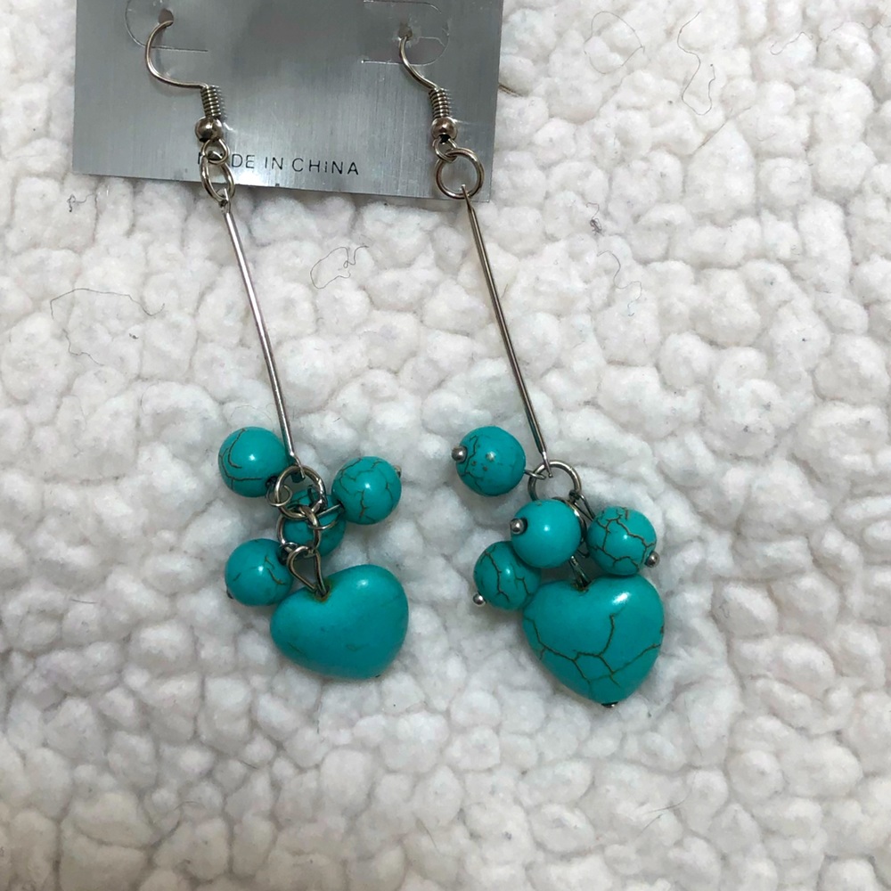 Turquoise Dangle Earrings FREE with any purchase!